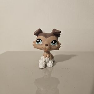 Littlest Pet Shop LPS #1330 Brown & White Collie